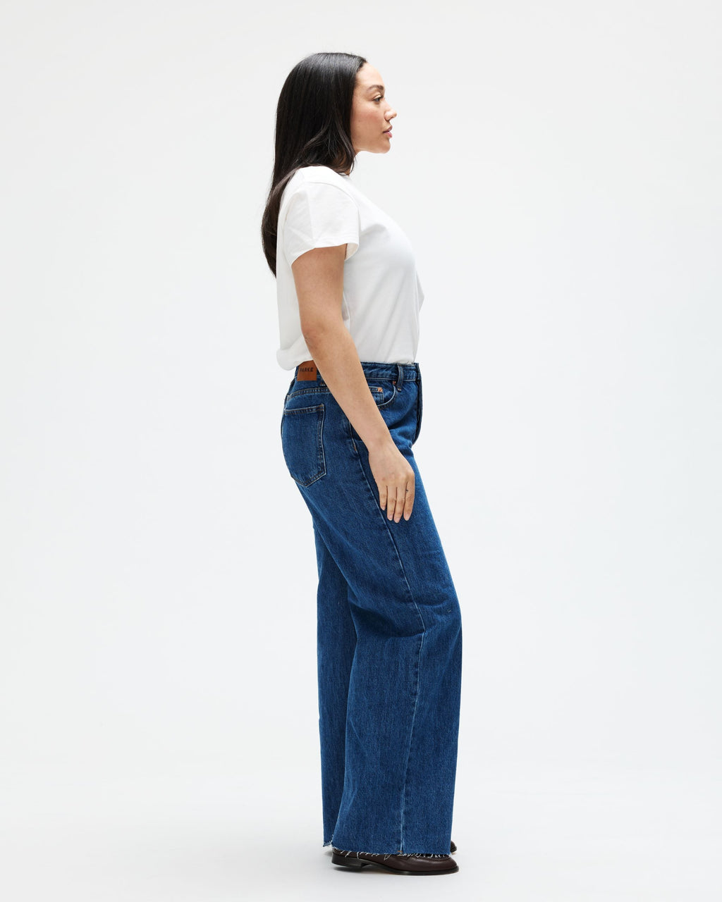 Low Rise Baggy Jeans - Medium Wash