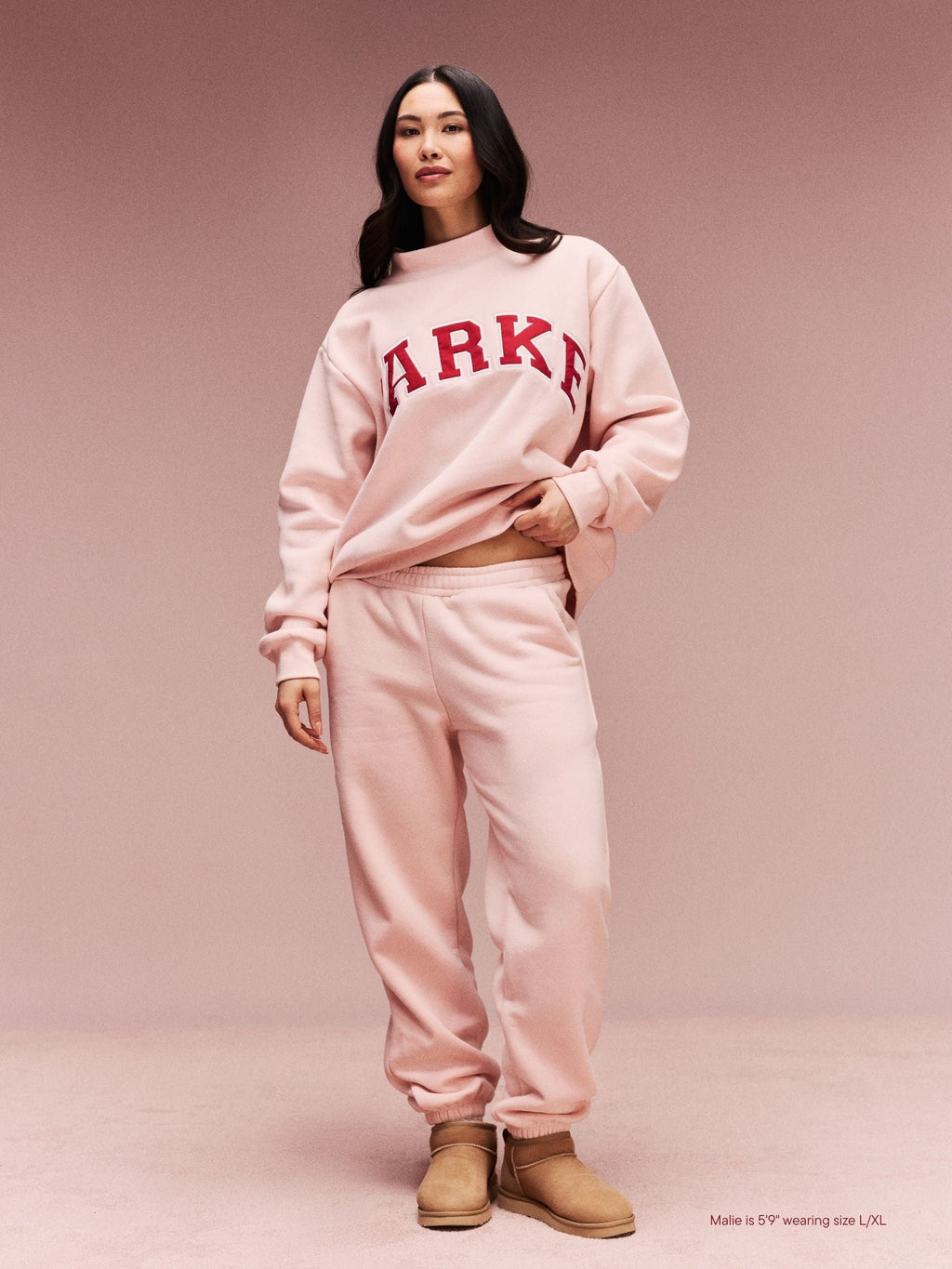 Drawstring Unisex Sweatpants - Peony