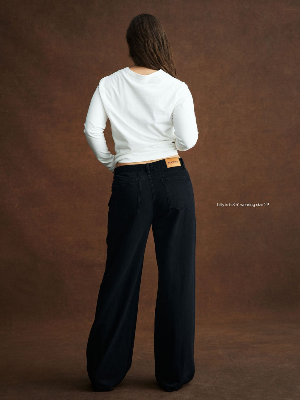 Low Rise Baggy Jeans - Black