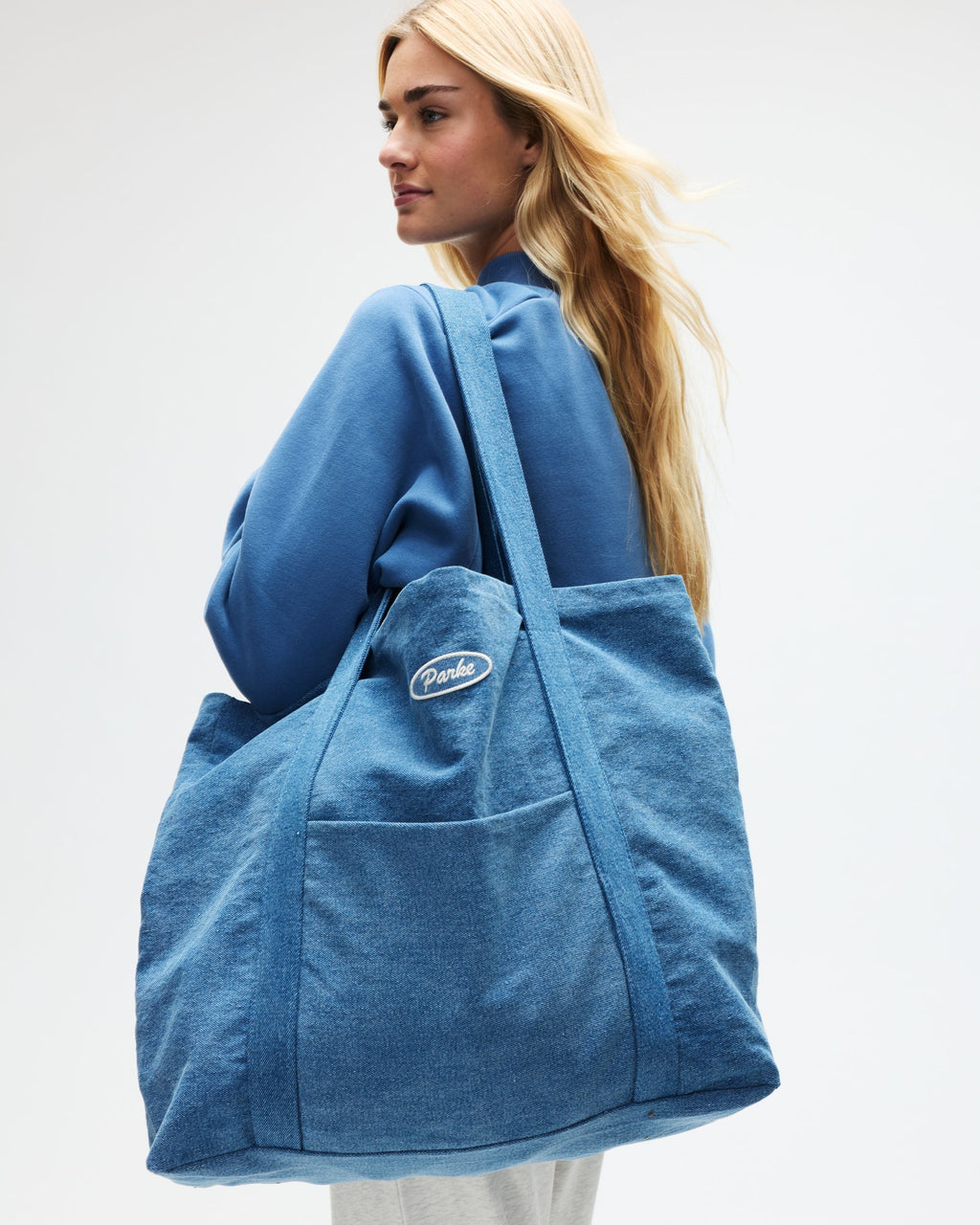 Denim Patch Tote - Vintage