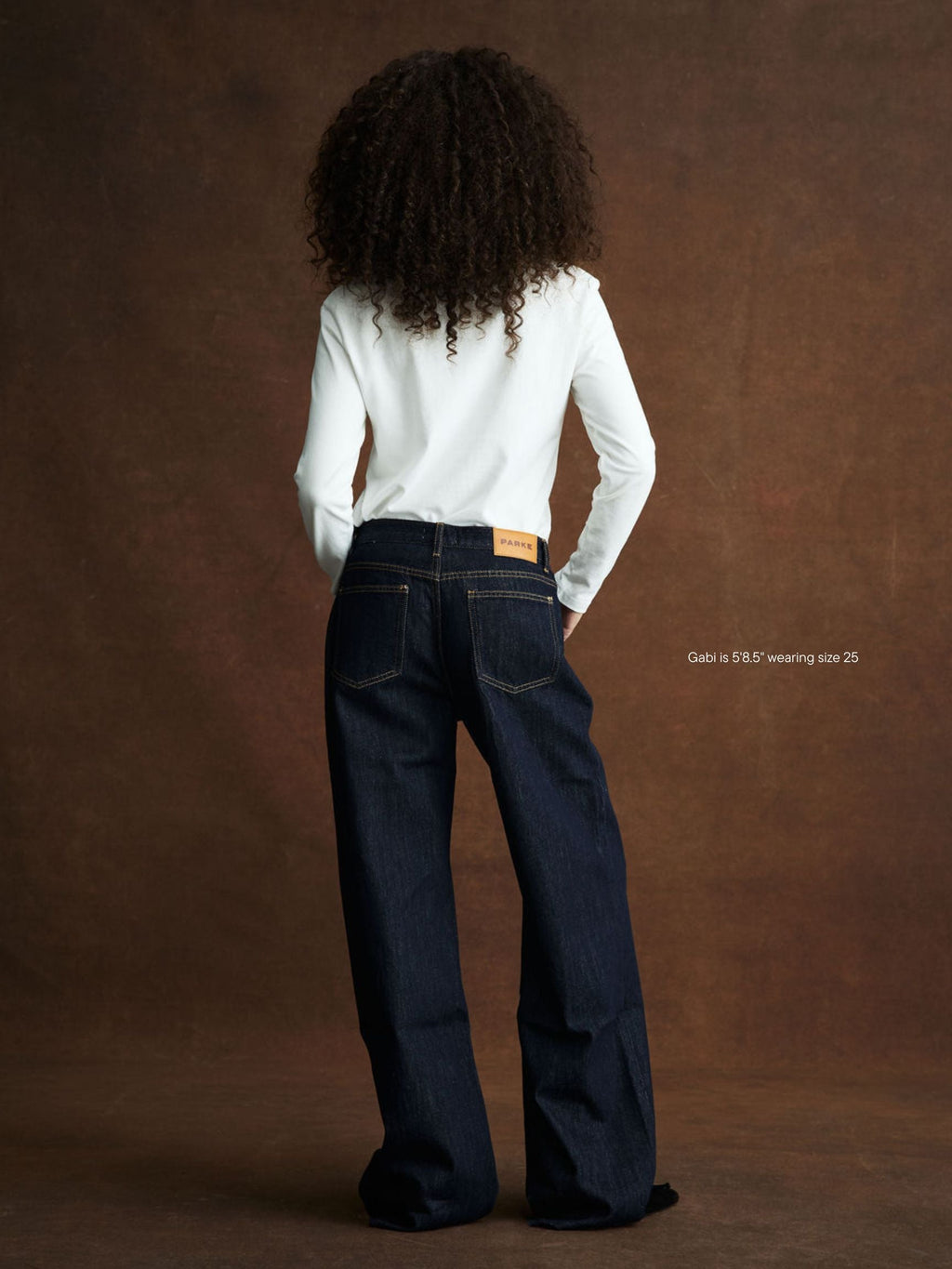 Low Rise Baggy Jeans - Dark Wash