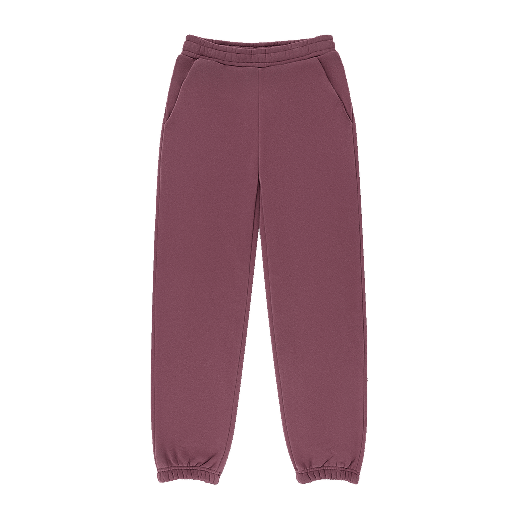 Drawstring Unisex Sweatpants - Eggplant