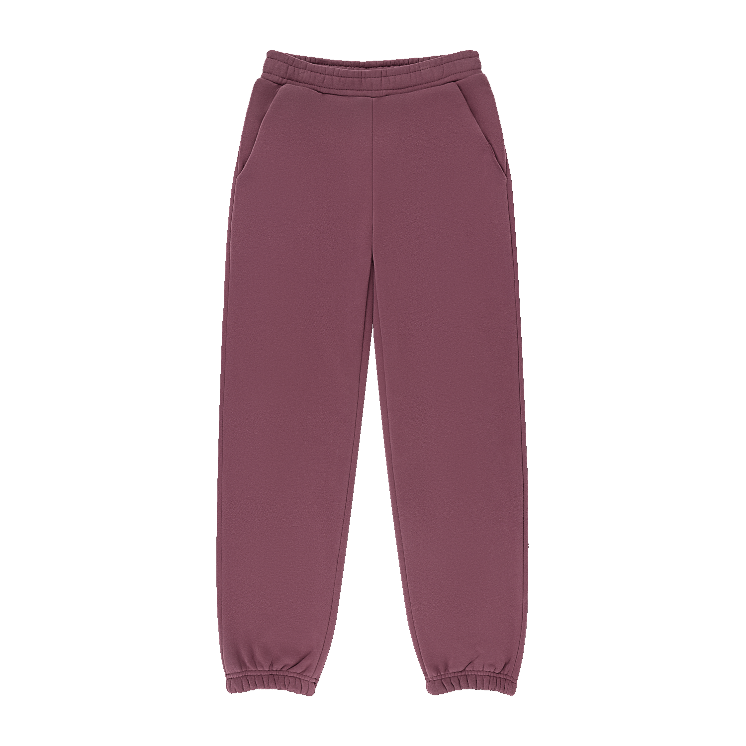 Drawstring Unisex Sweatpants - Eggplant