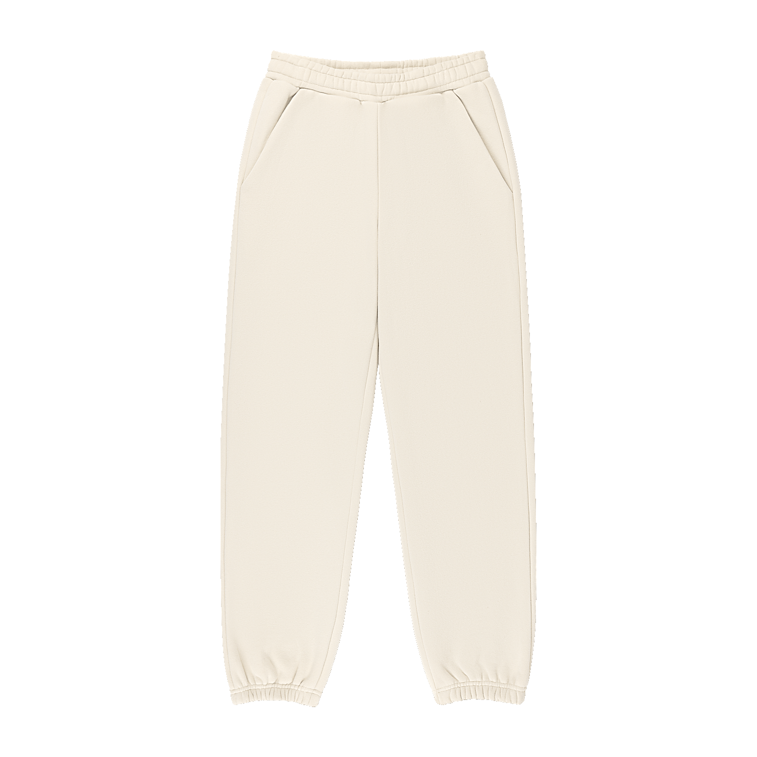 Drawstring Unisex Sweatpants - Oat