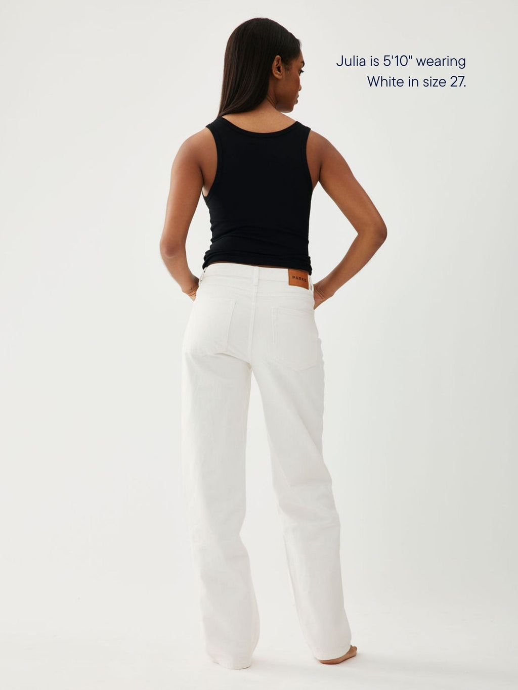 Classic Straight Jeans - White