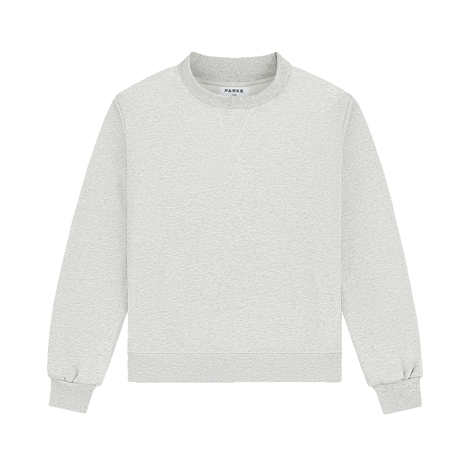 Classic Mockneck - Classic Grey + White