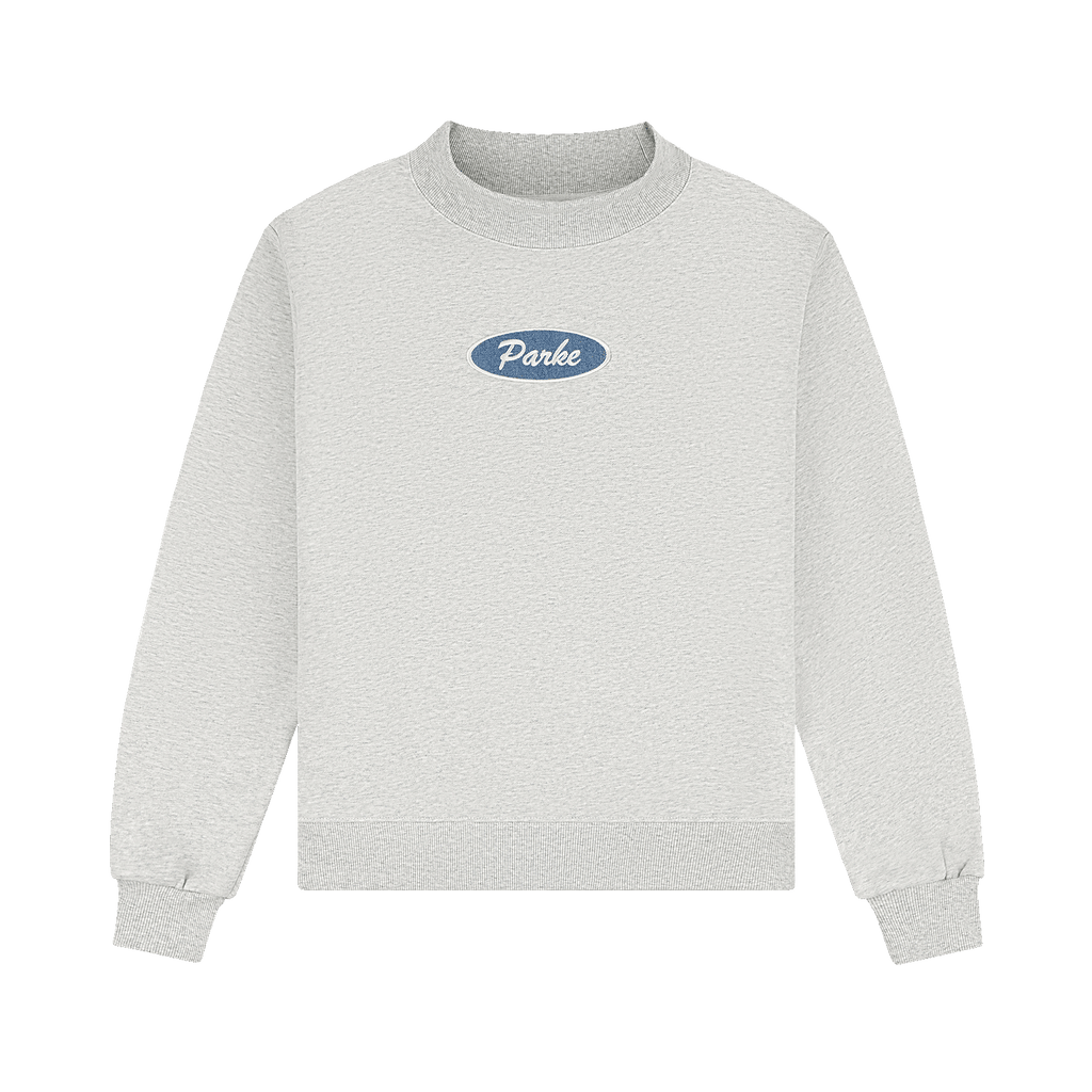 Signature Patch Mockneck - Classic Grey