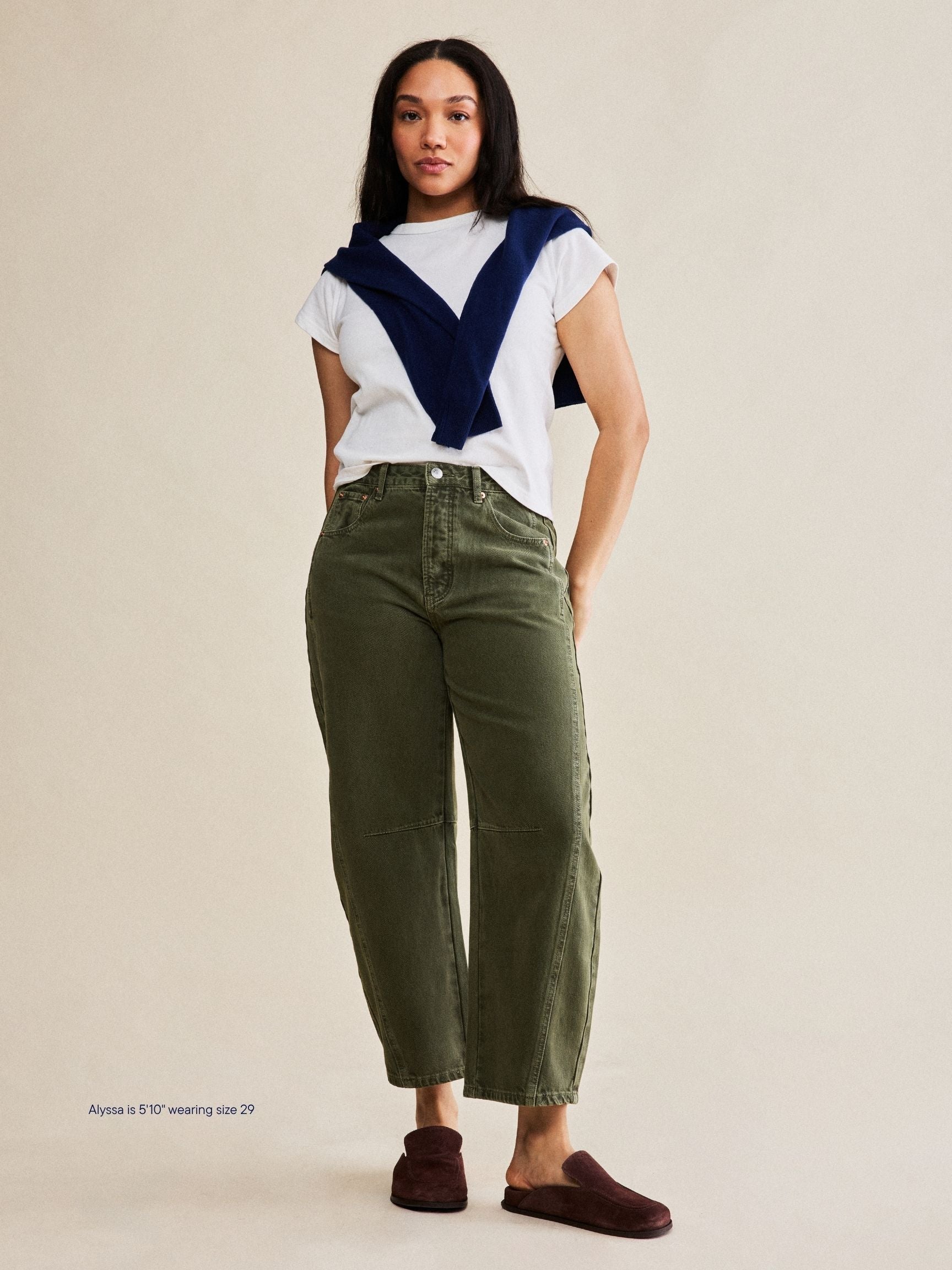 Horseshoe Jeans - Olive