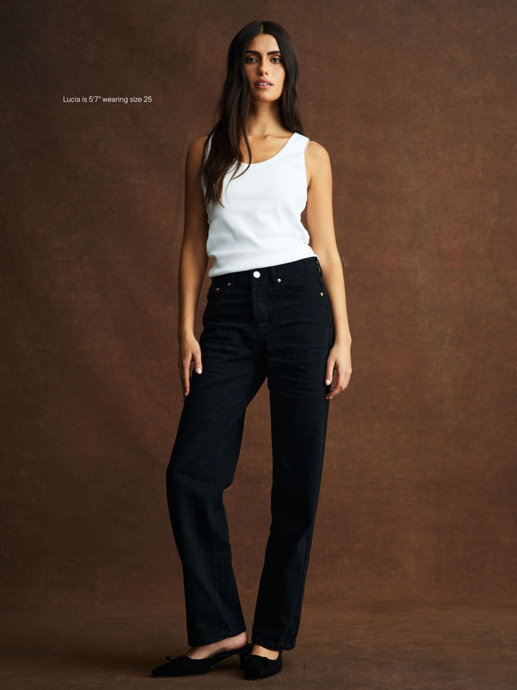 Classic Straight Jeans - Black