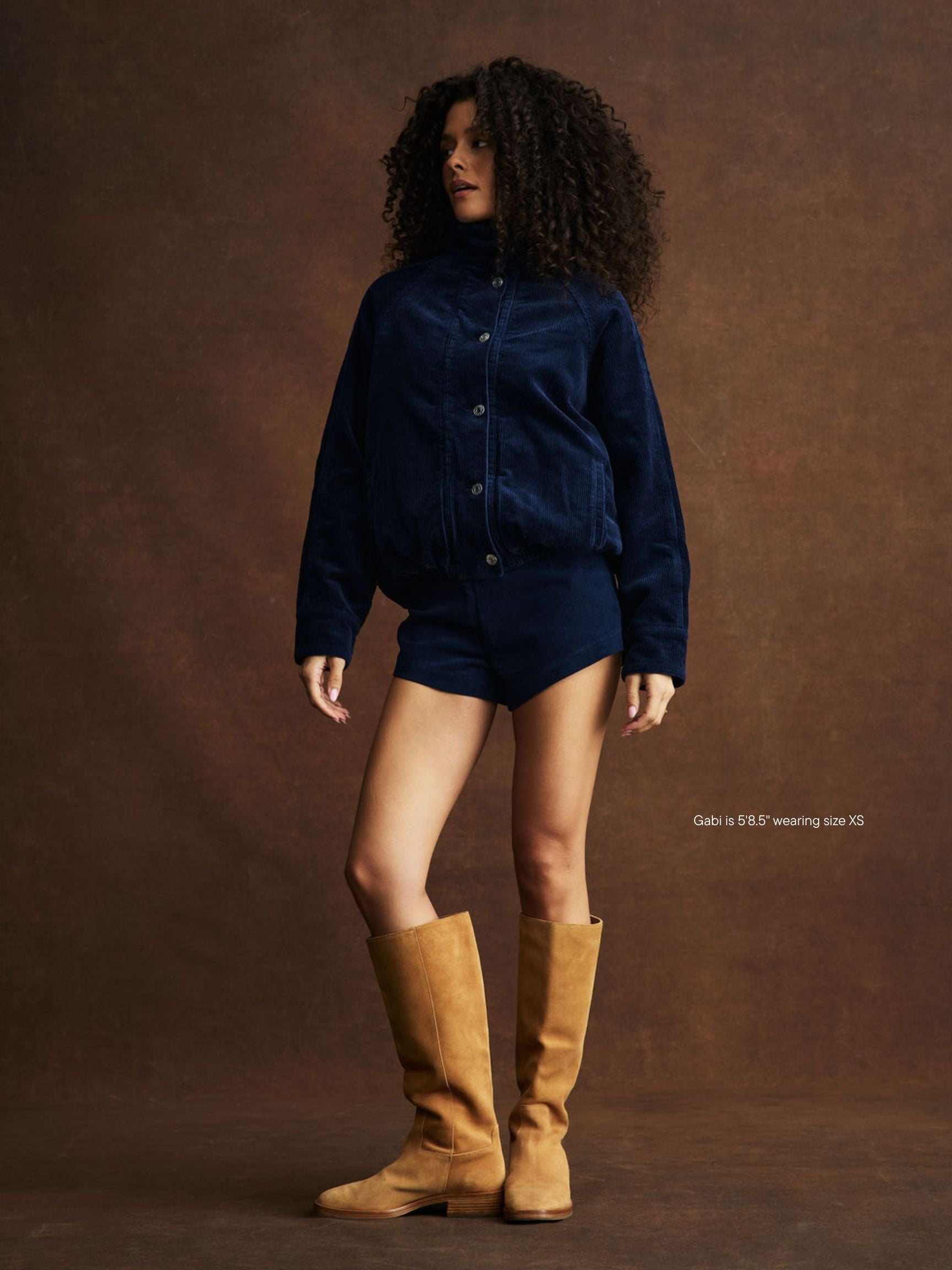 Corduroy Mini Shorts