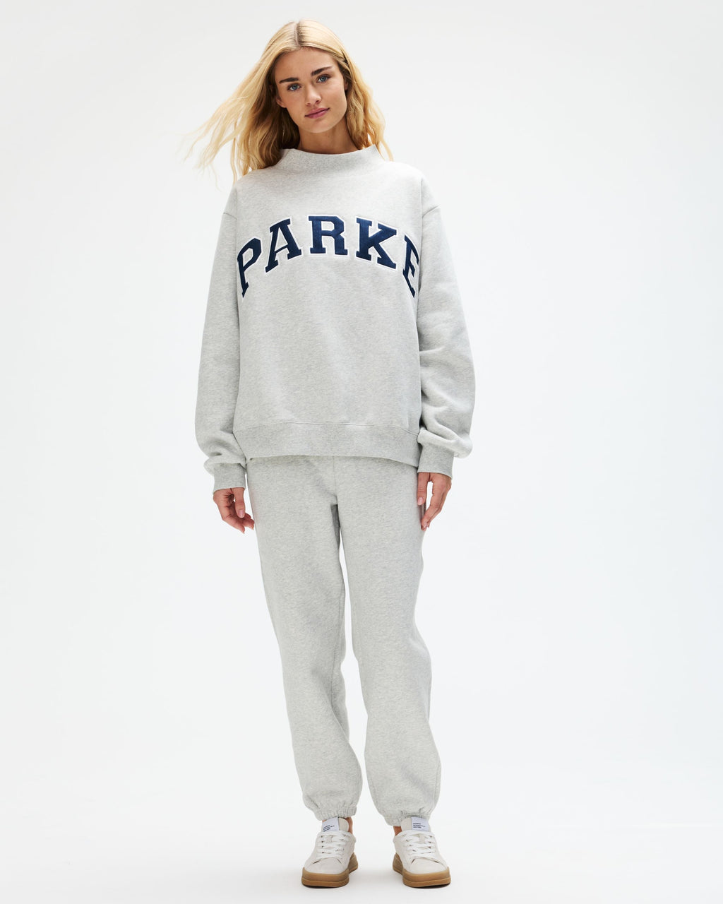 OG Varsity Mockneck - Classic Grey + Denim