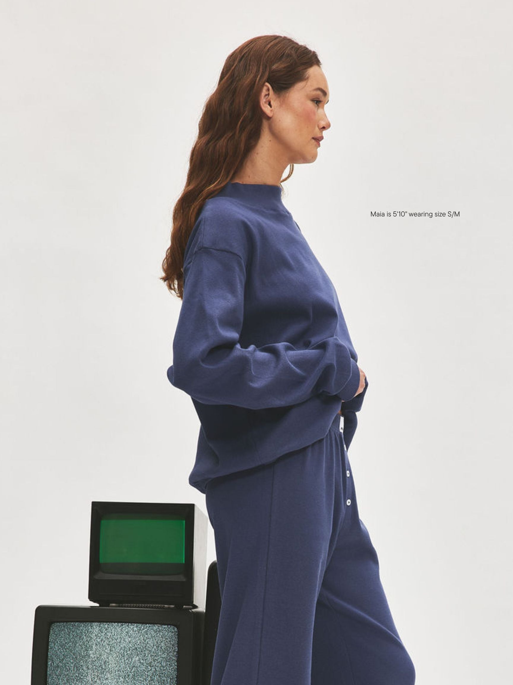 Ribbed Pullover With Nostalgia Patch