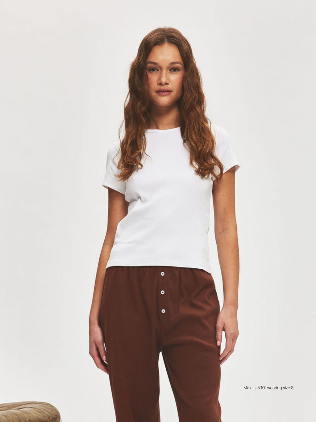 Ribbed Short Sleeve T-Shirt