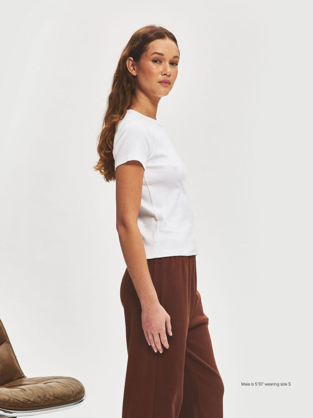 Ribbed Short Sleeve T-Shirt