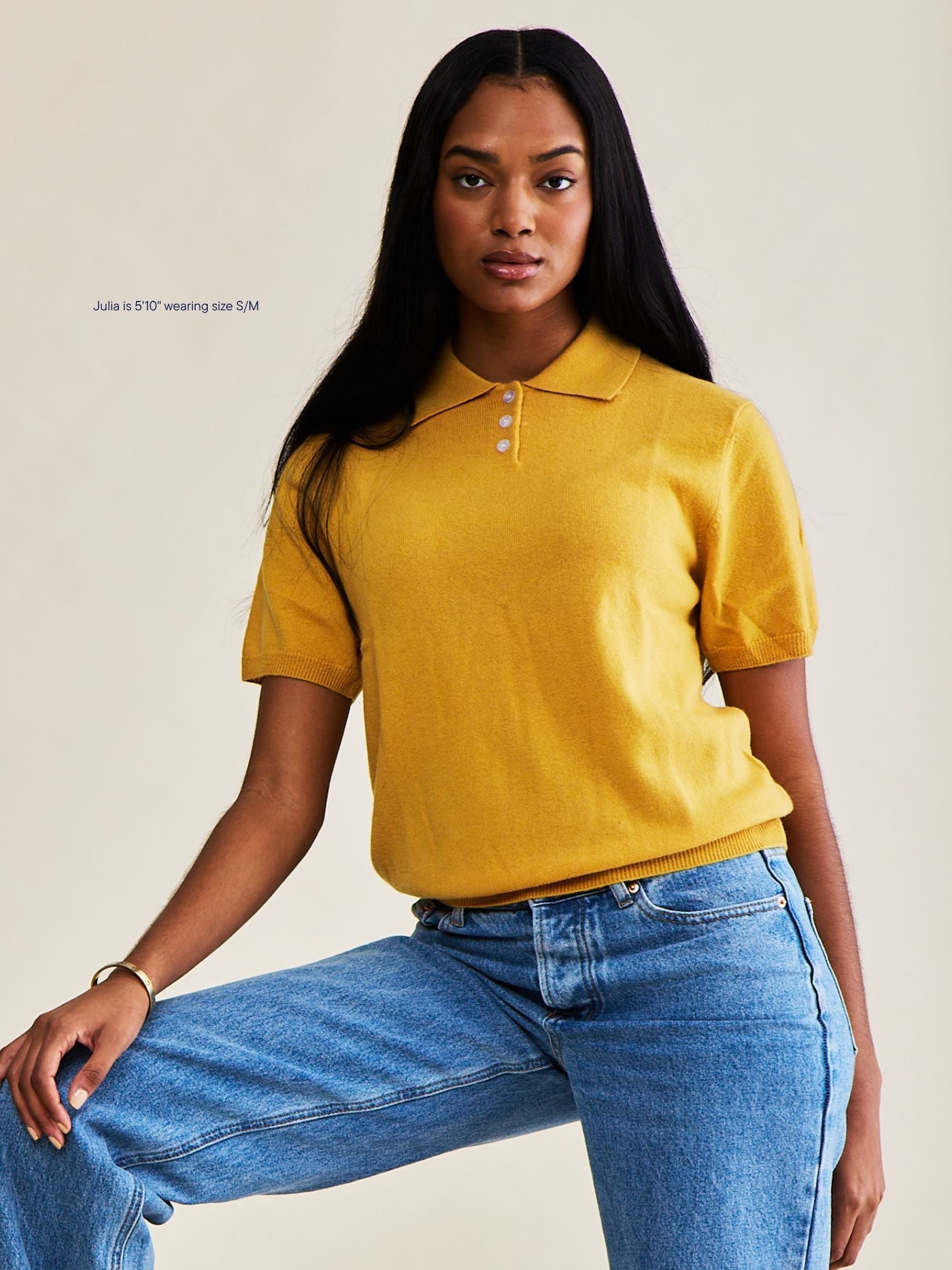 Short Sleeve Classic Polo Sweater