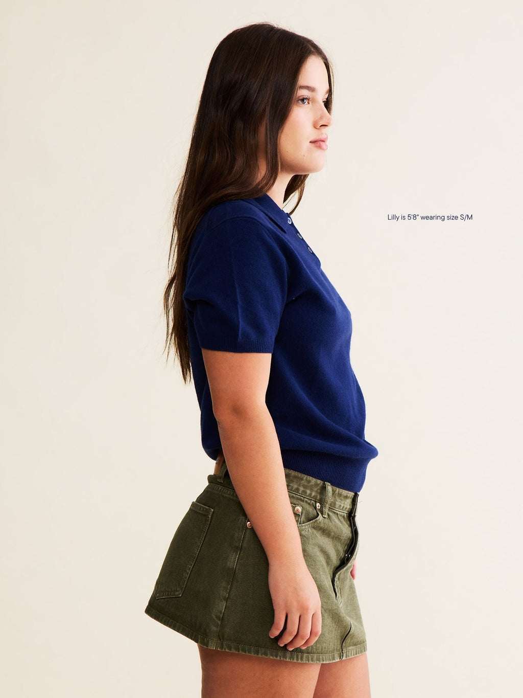 Short Sleeve Classic Polo Sweater