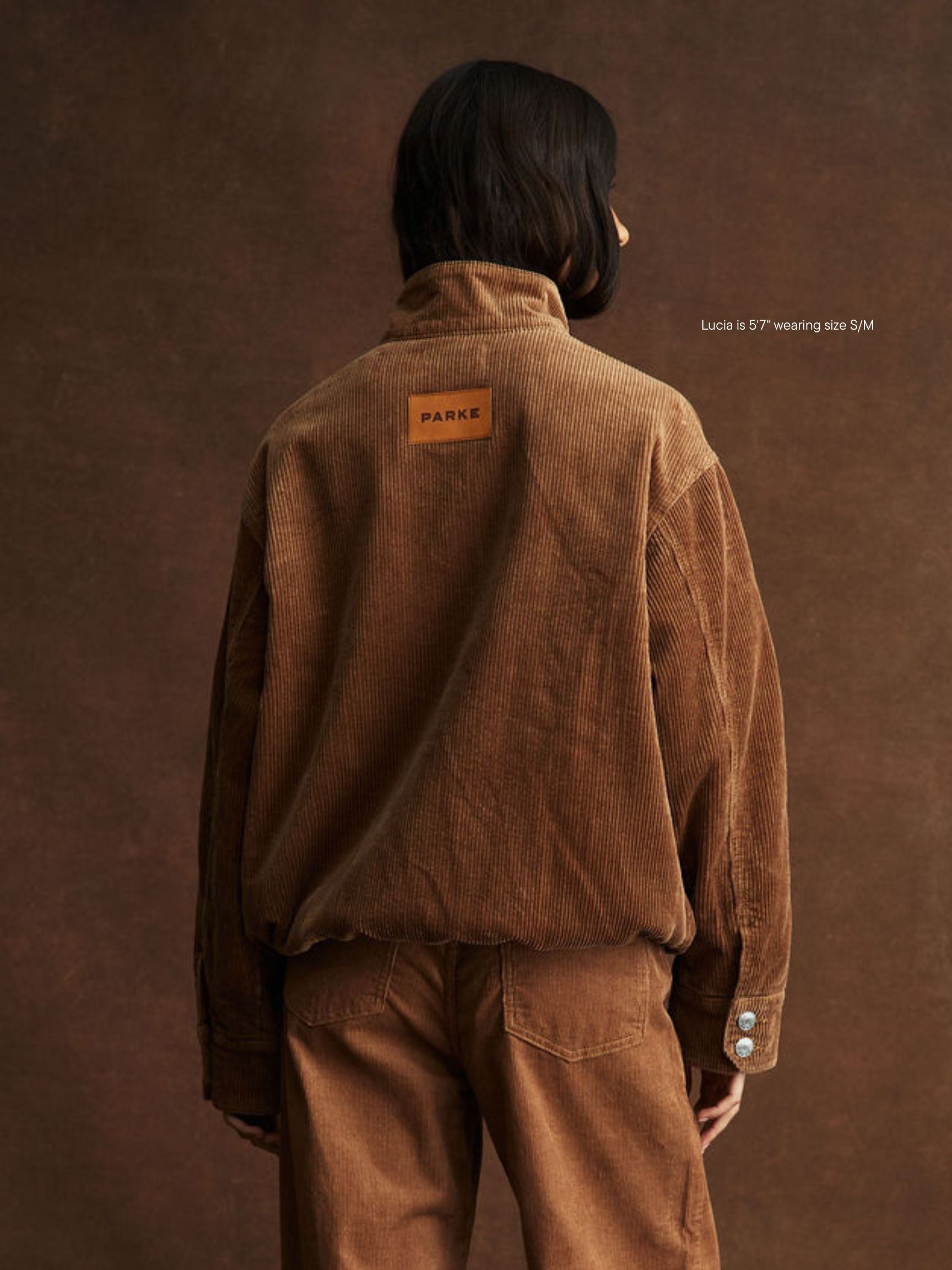 Lined Corduroy Bomber Jacket