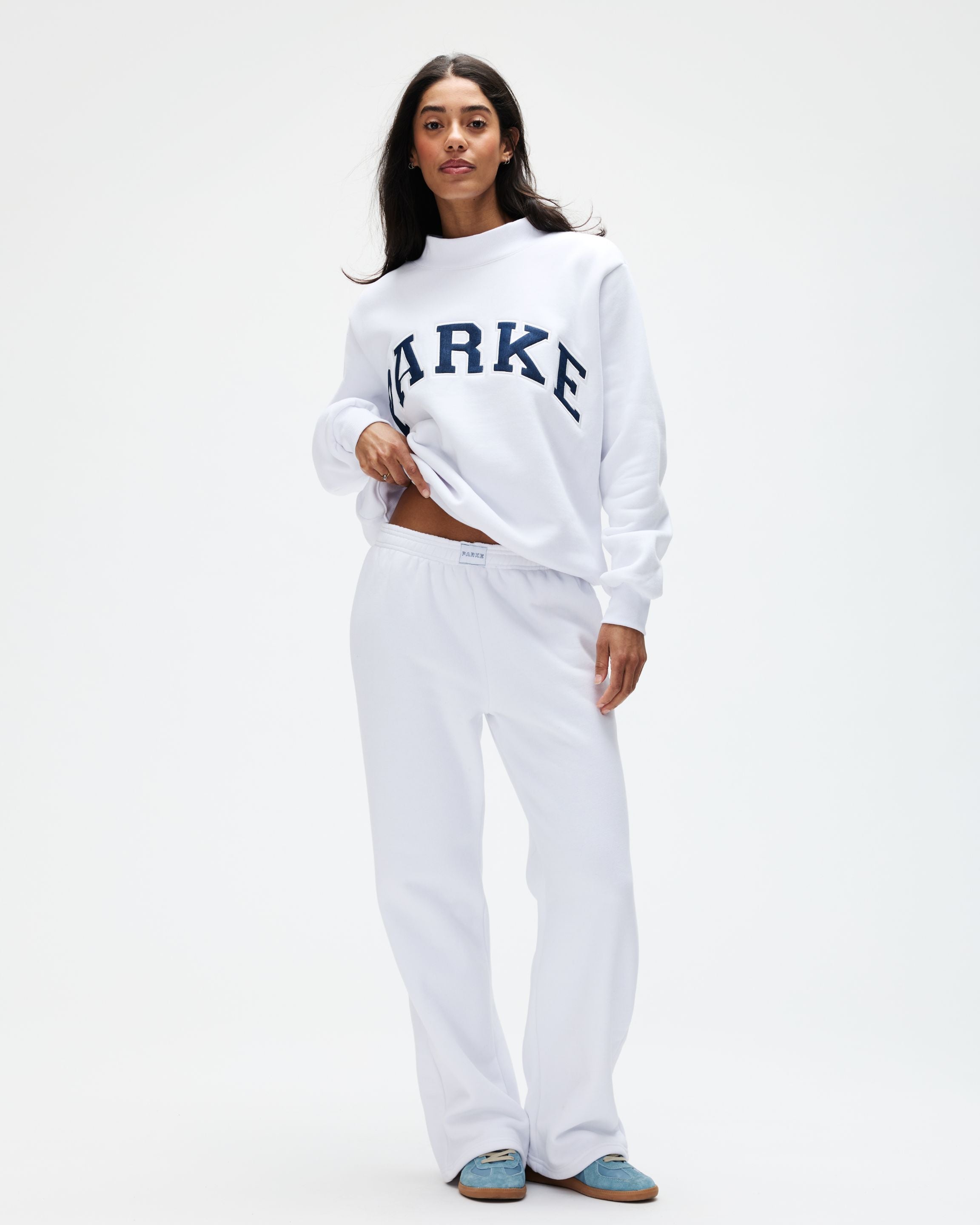 Boxer Sweatpants - White