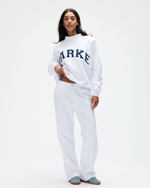 Boxer Sweatpants - White