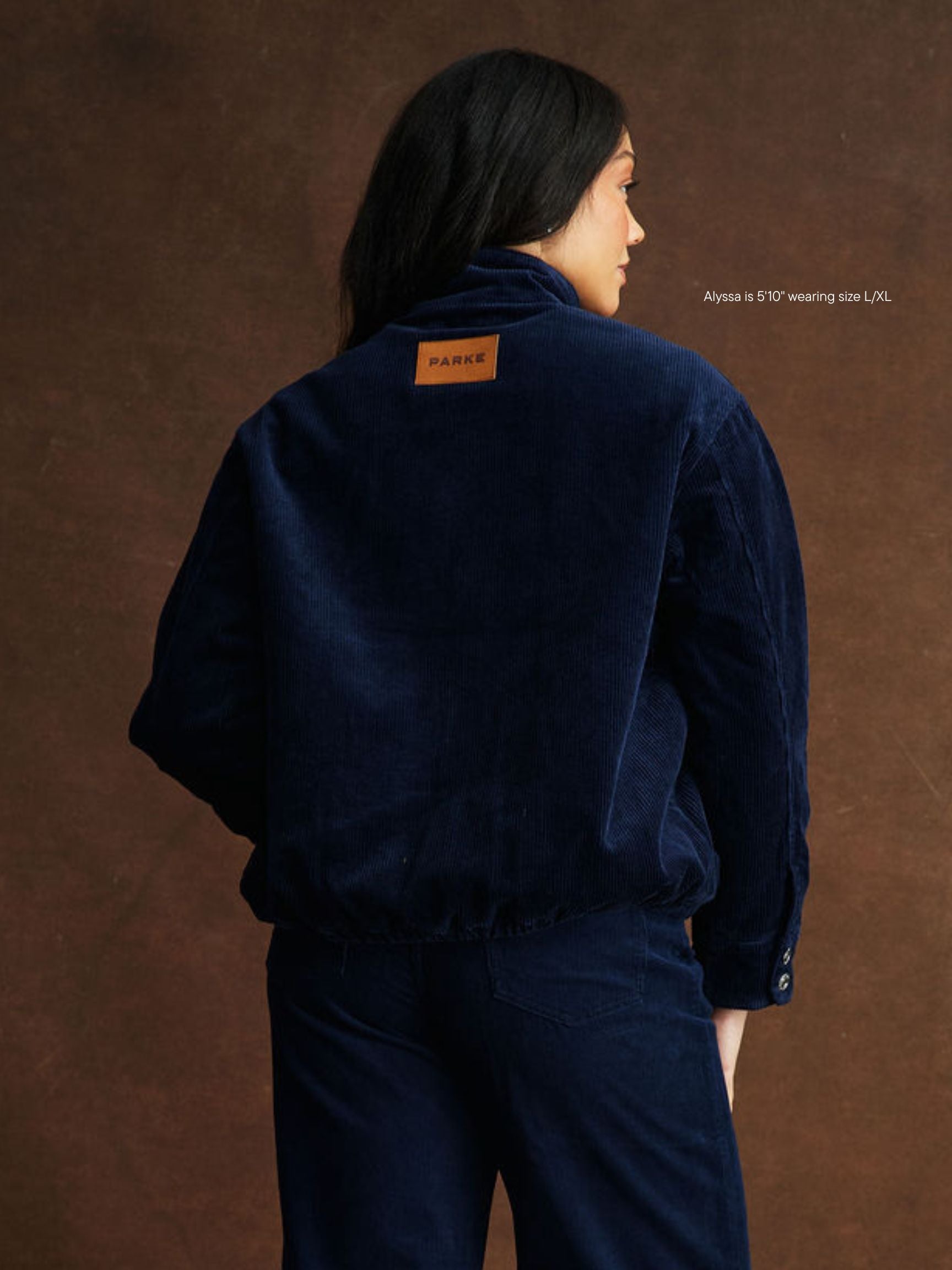 Lined Corduroy Bomber Jacket
