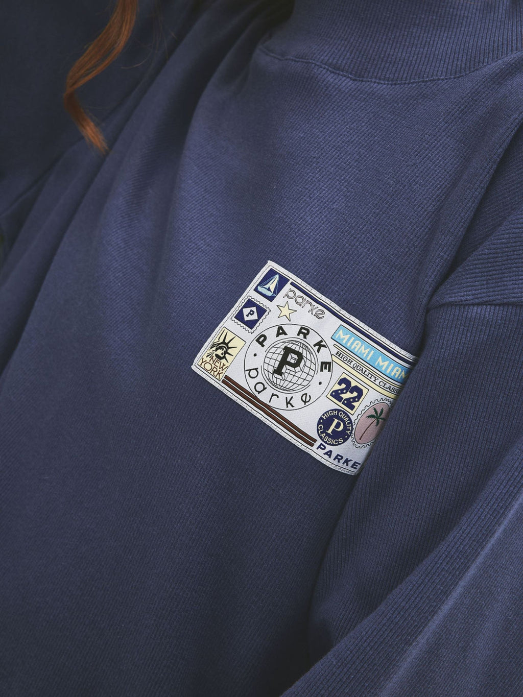 Ribbed Pullover With Nostalgia Patch