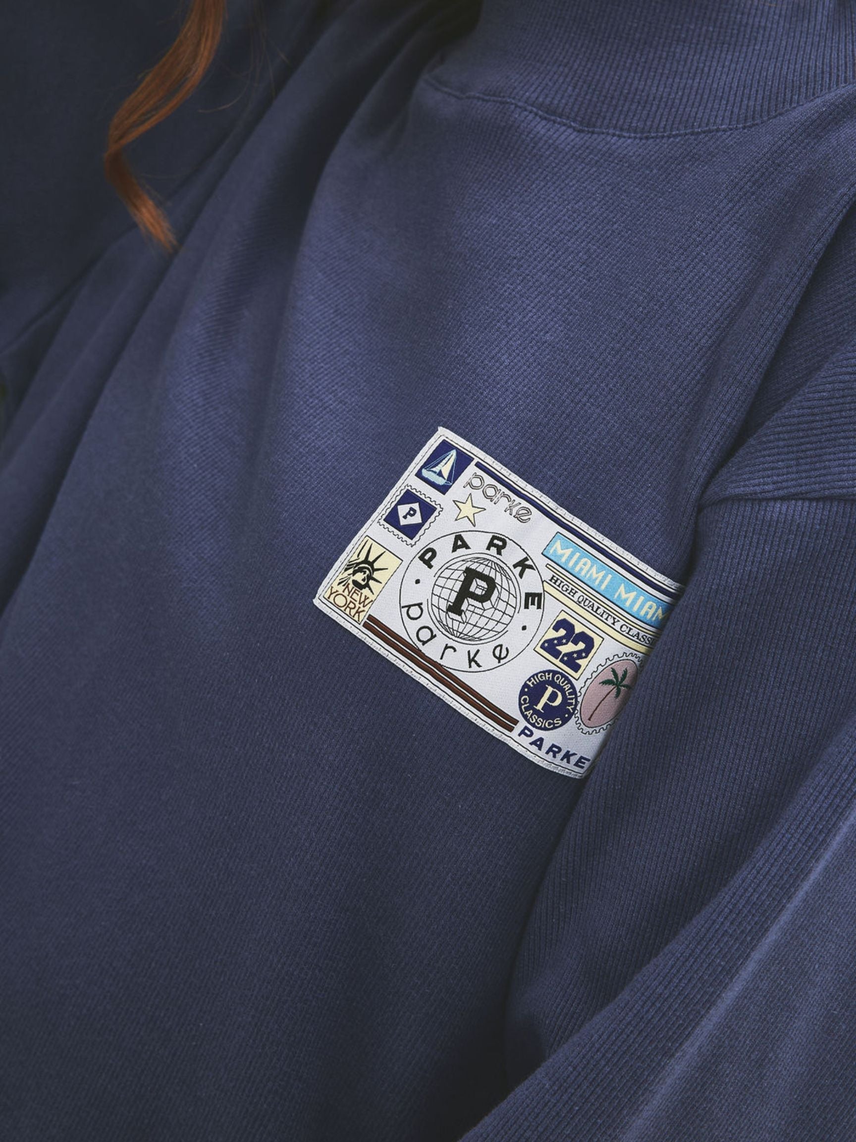 Ribbed Pullover With Nostalgia Patch