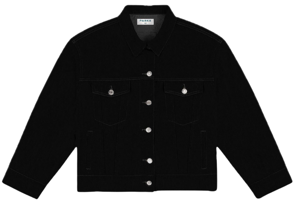 Oversized Denim Jacket - Black