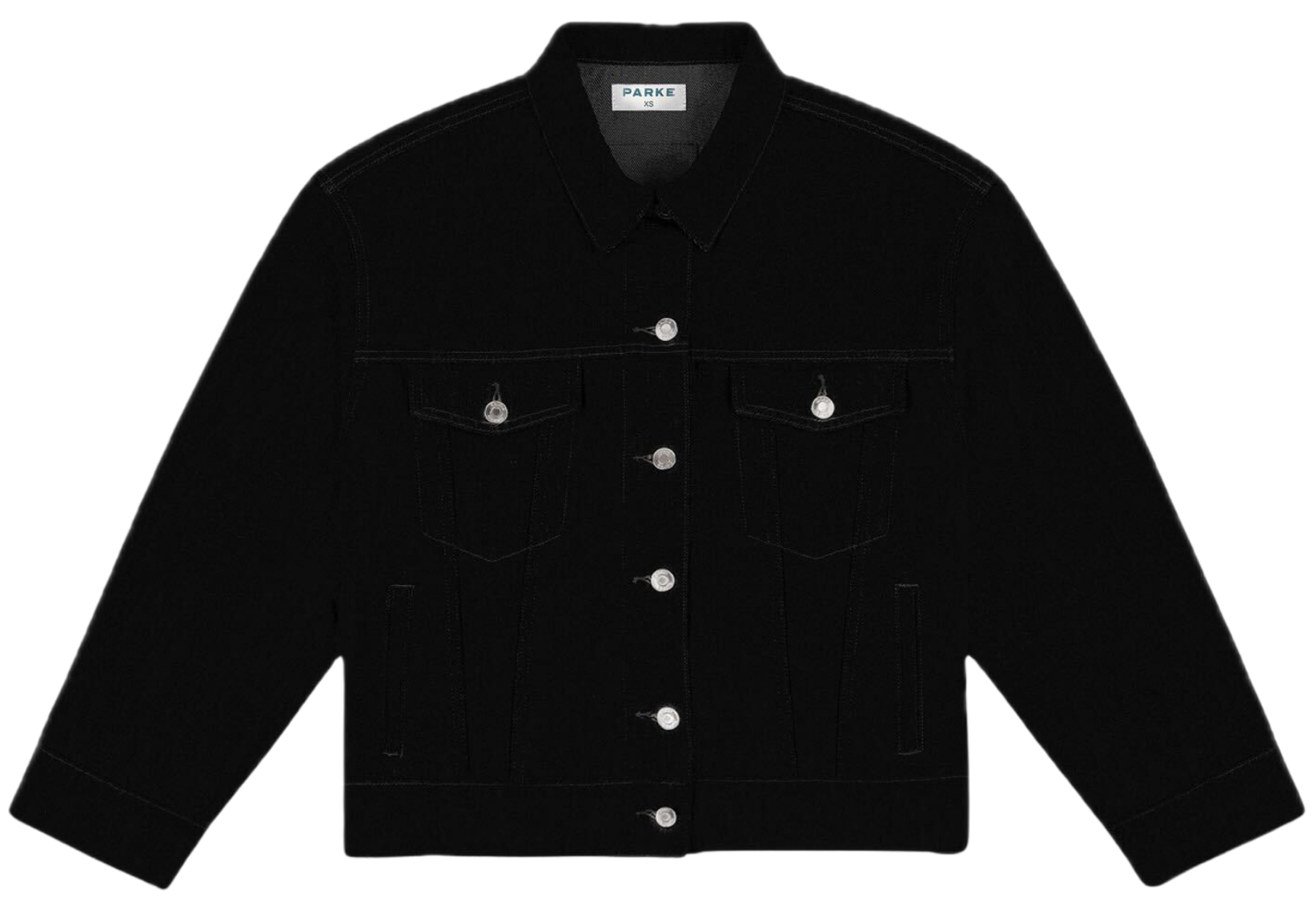 Oversized Denim Jacket - Black