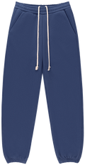 Drawstring Unisex Sweatpants - Crown Blue