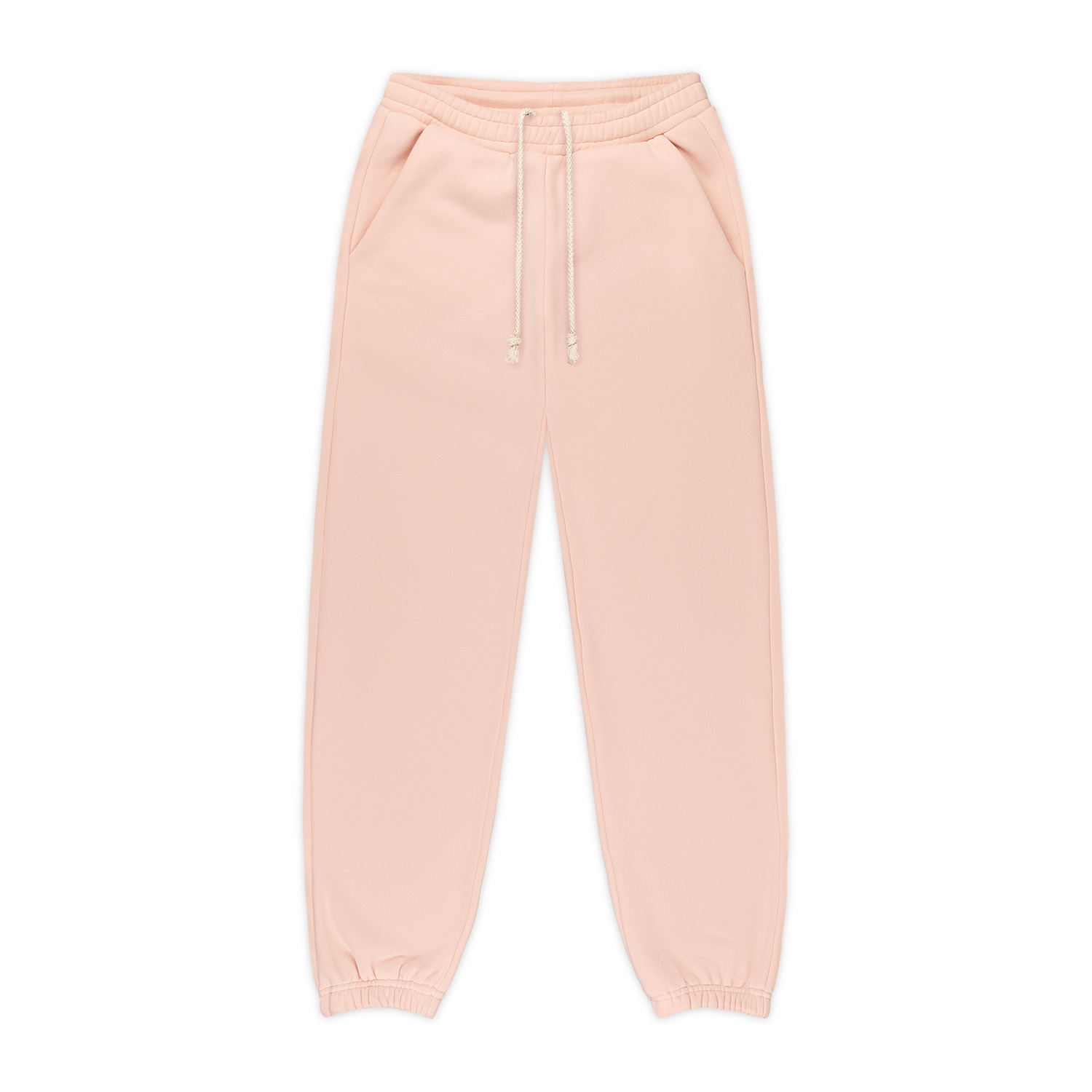 Drawstring Unisex Sweatpants - Peony