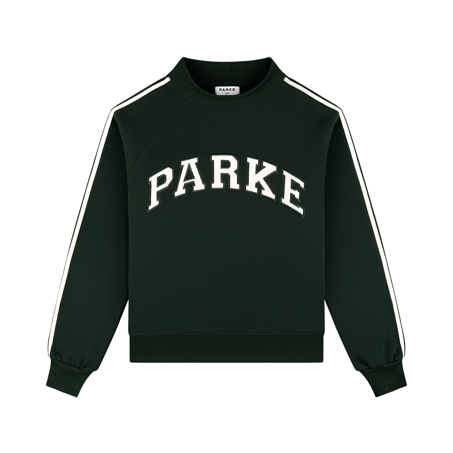 Sport Stripe Mockneck - Forest