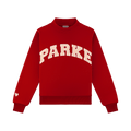 Preorder Valentine's Varsity Mockneck - Crimson + Peony