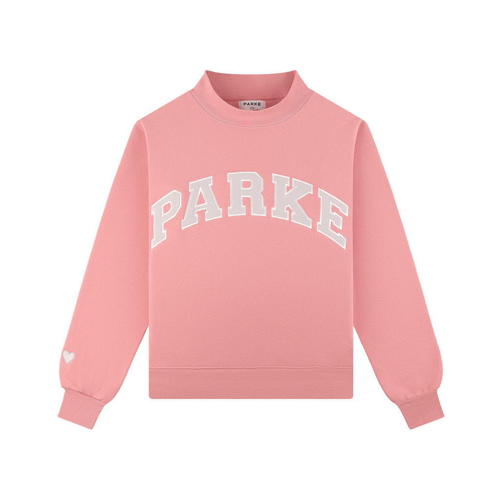 Preorder Valentine's Varsity Mockneck - Blush + Lavender