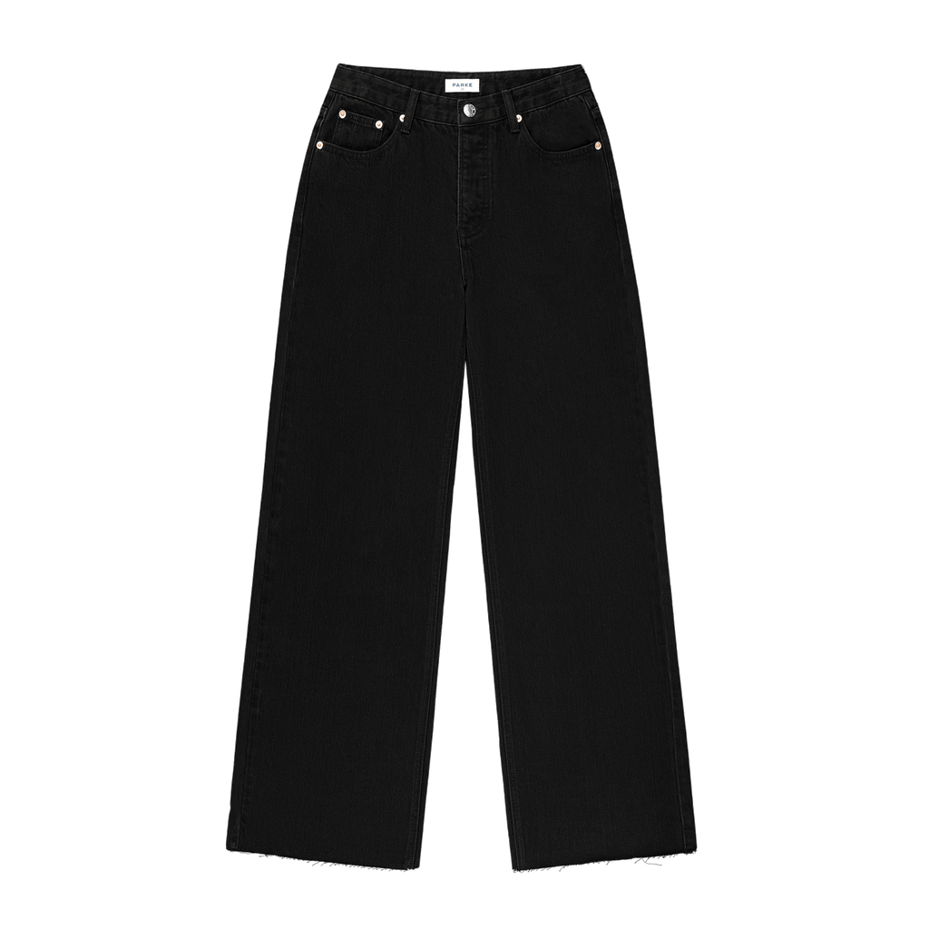 Low Rise Baggy Jeans - Black