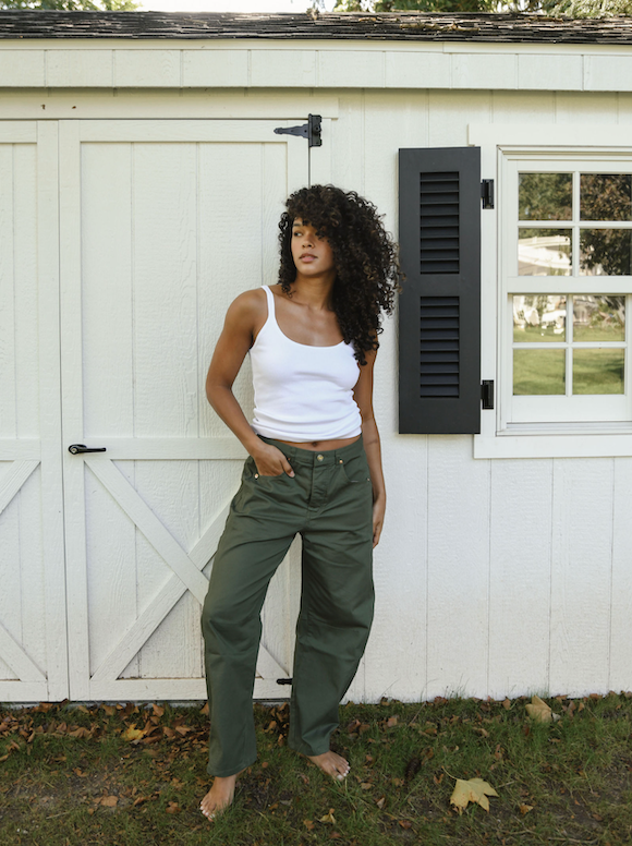 Cotton Twill Horseshoe Pants