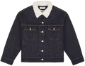 Oversized Sherpa Lined Denim Jacket