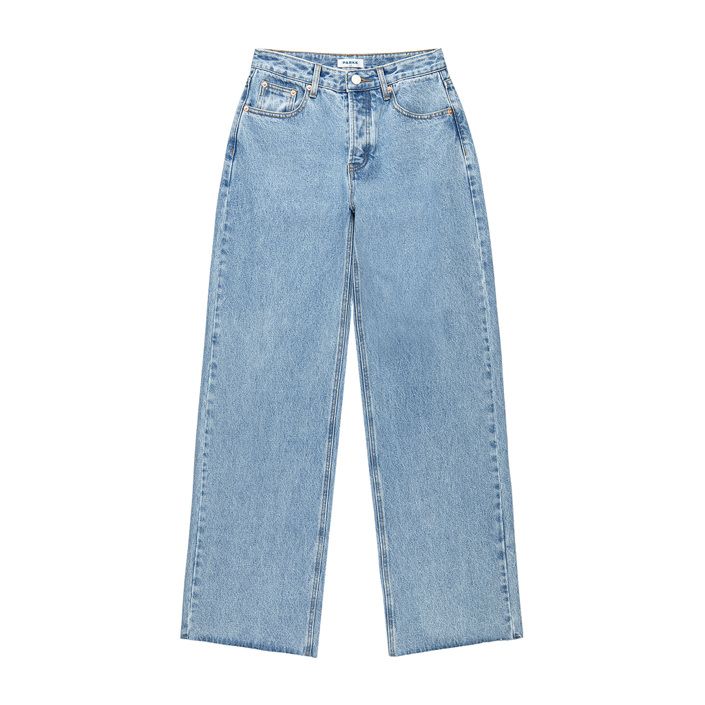 Low Rise Baggy Jeans - Vintage Wash