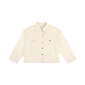 Oversized Denim Jacket - Cream