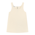 Denim Mini Dress - Cream