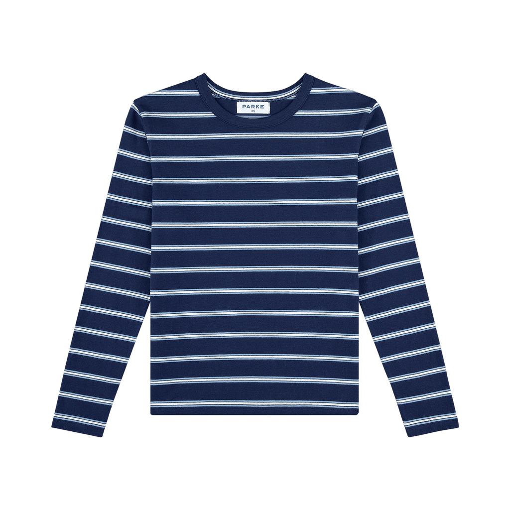 Maggie & Emma Long Sleeve Striped T-Shirt