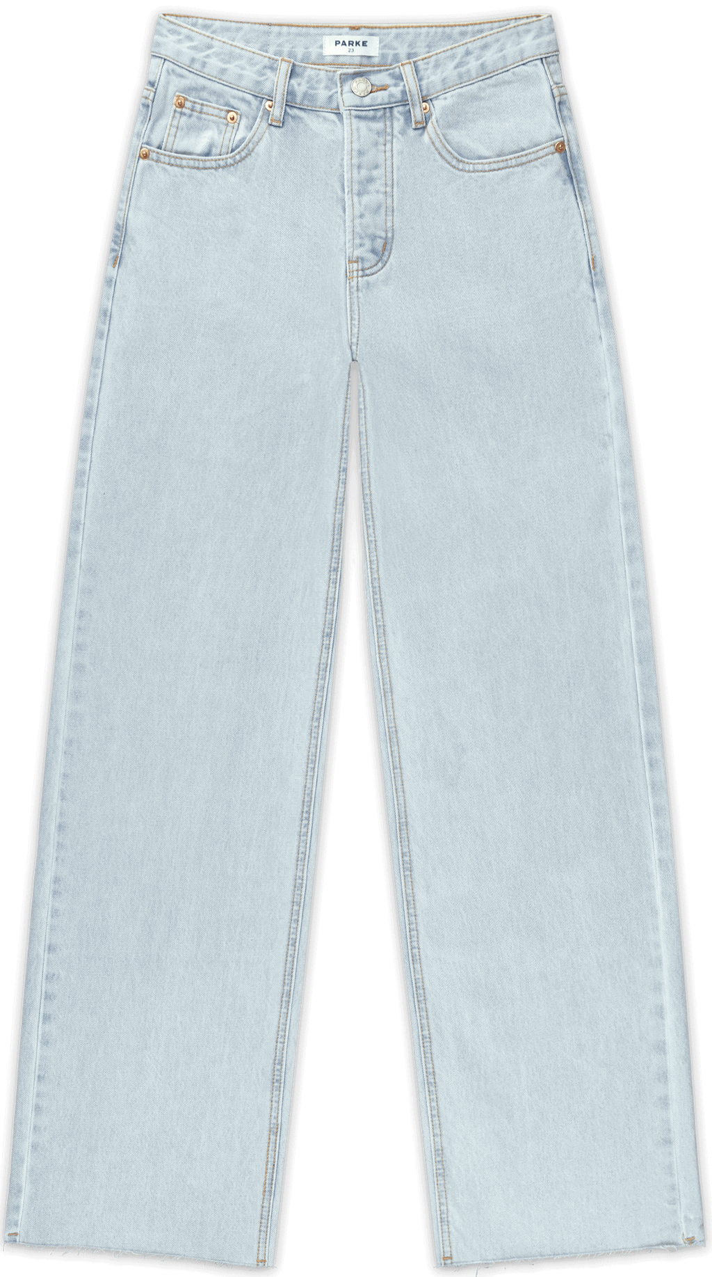 Low Rise Baggy Jeans - Light Wash