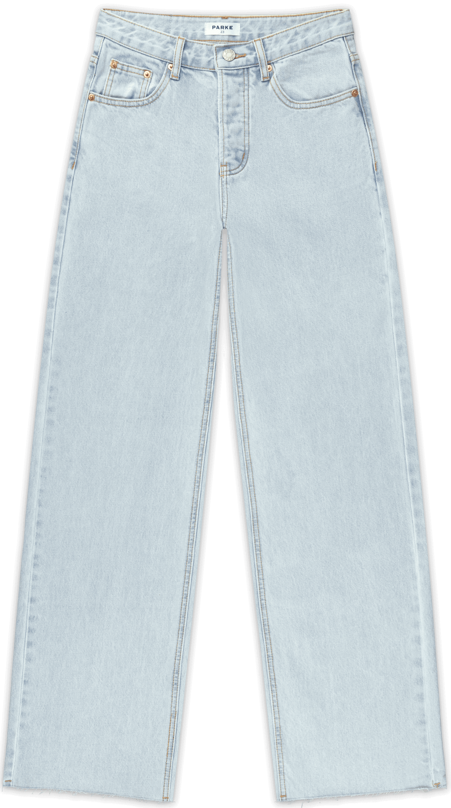 Low Rise Baggy Jeans - Light Wash