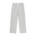 Ribbed Cotton Boxer Pant - Grey