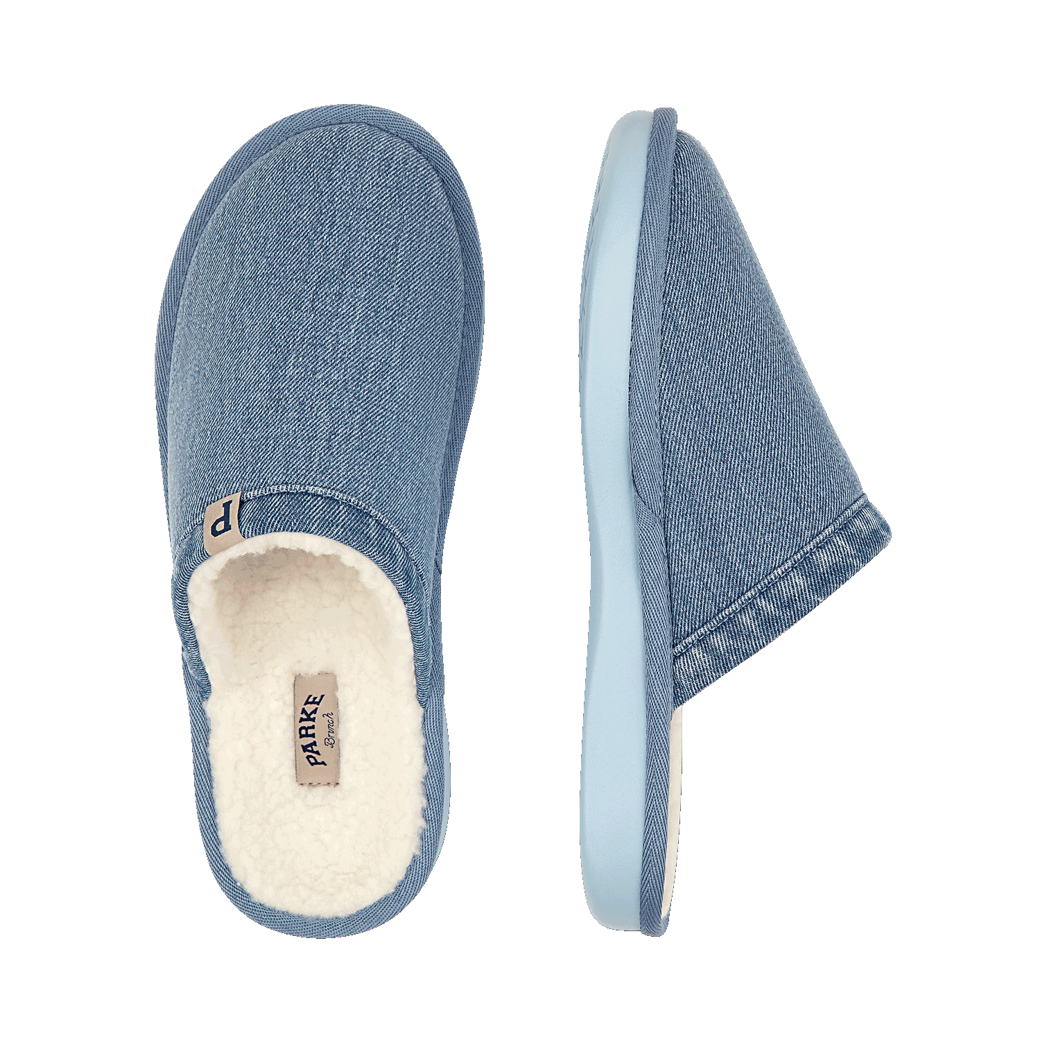 Parke & Brunch Essential Denim Slipper