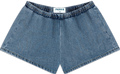 Elastic Denim Short
