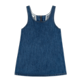 Denim Mini Dress - Medium Wash