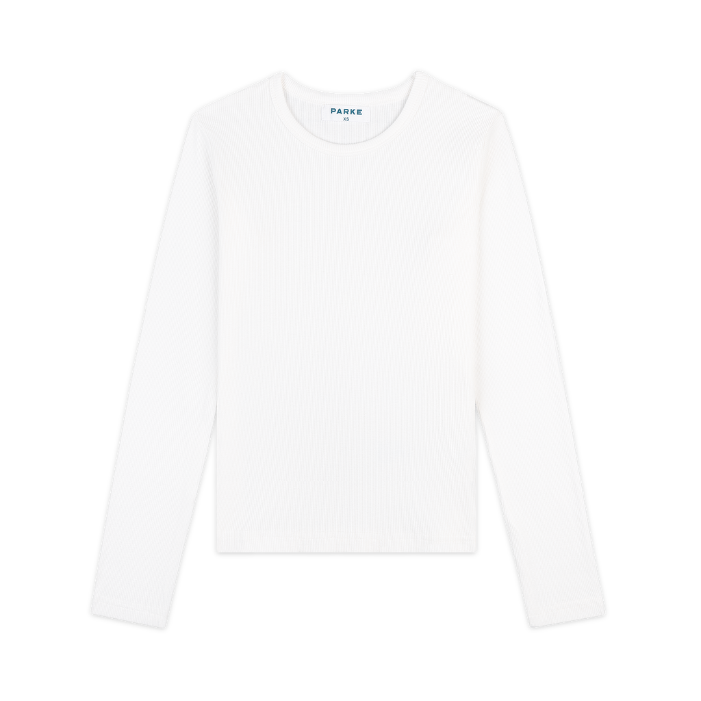Ribbed Long Sleeve T-Shirt