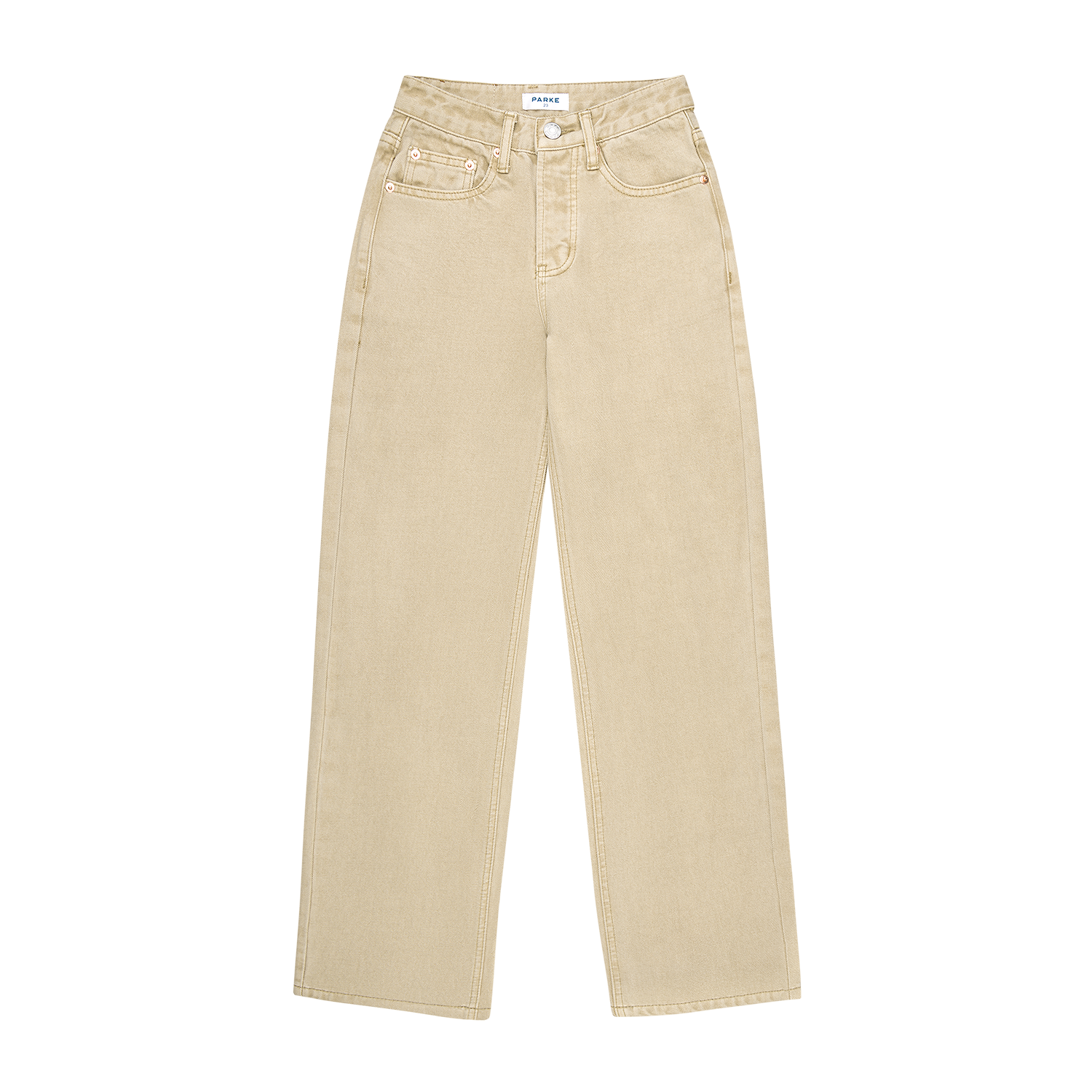 Classic Straight Jeans - Camel