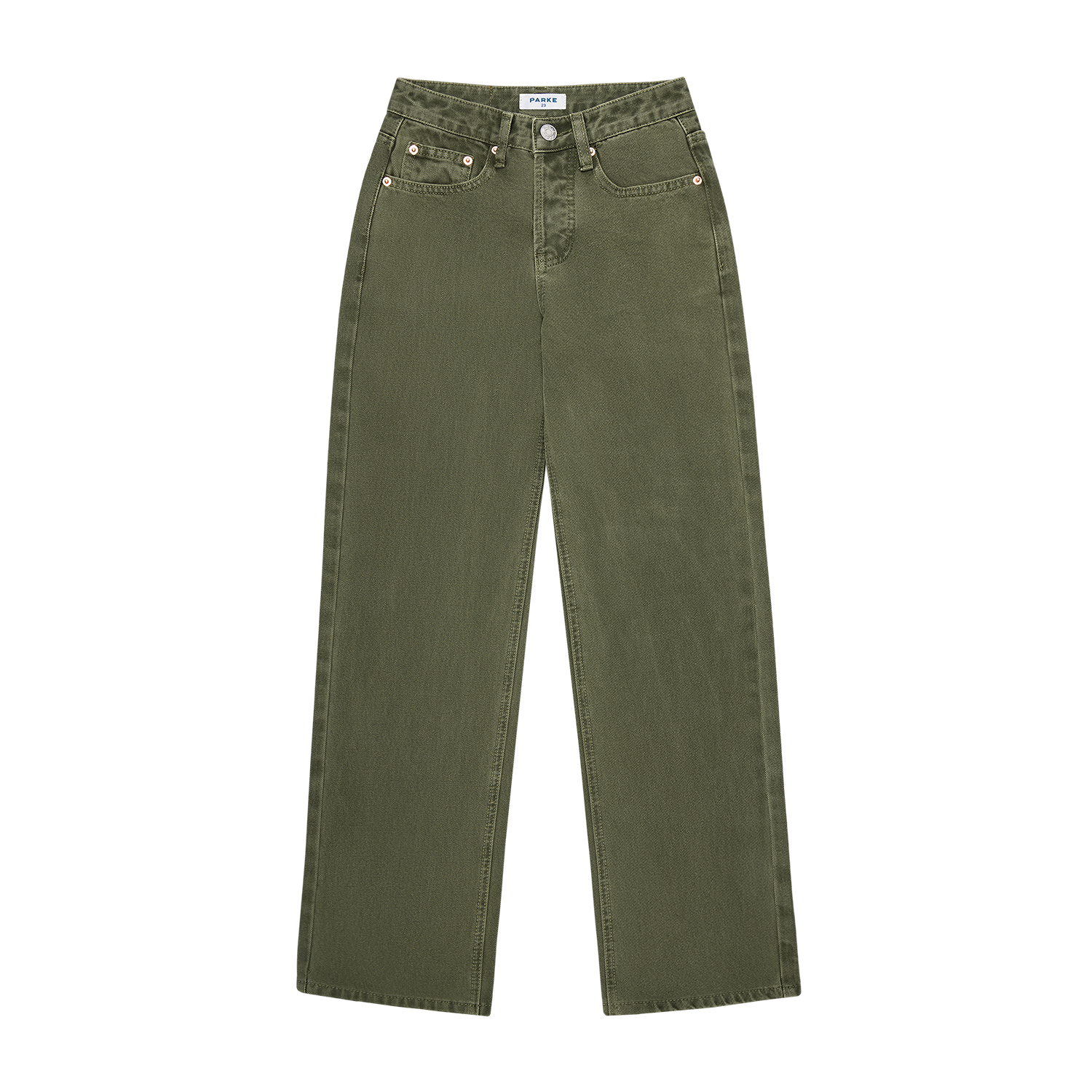 Classic Straight Jeans - Olive
