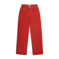 Classic Straight Jeans - Washed Red